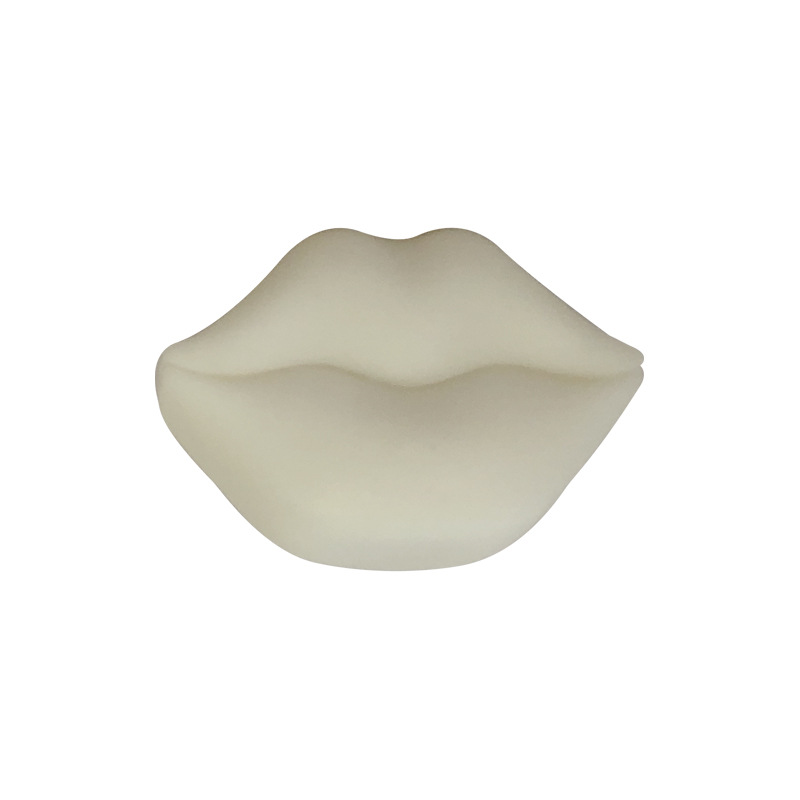 J6-252 Lipvormige silikoon kersvorm Selfgemaakte kers Handgemaakte seep Aromaterapie silikoonvorm
