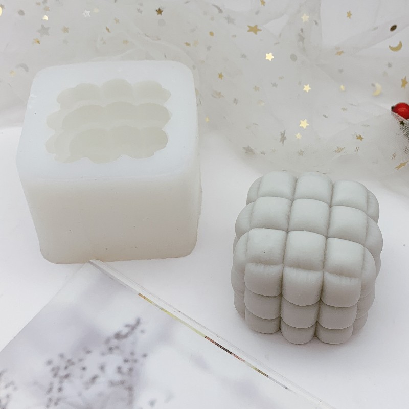 J146 New DIY Creative Gift Home Decoration Ornament Aroma Candle Soft Sofa Silicone Candle Mold