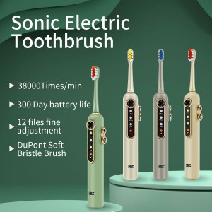 Ipx7 Mabomire Apẹrẹ Eyin Whitening Toothbrushes Electric ehin fẹlẹ