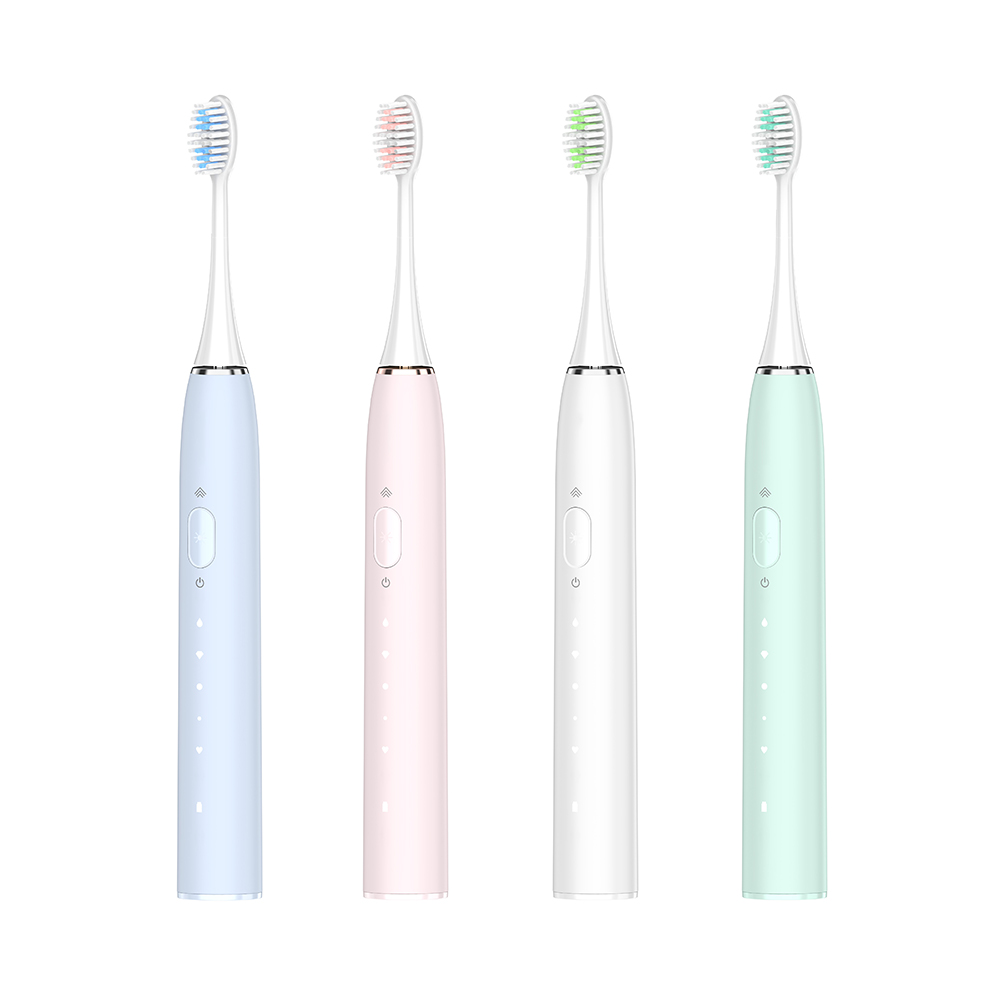 Slàn-reic àrd-chàileachd saor fiaclan inbheach Whitening Brùthadh Sensor 360 Electric Toothbrush