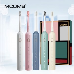 double charger battery Waterproof IPX7 smart sonic electric toothbrush（M2-PLUS)