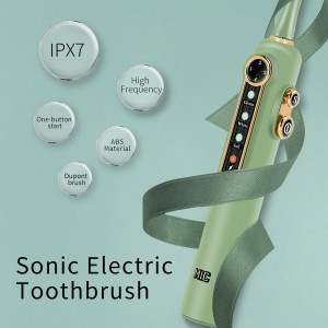 מברשות שיניים להלבנת שיניים בעיצוב Ipx7 עמיד למים מברשת שיניים חשמלית