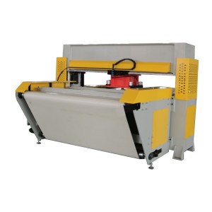 50T Conveyor belt automatic feeding travel head cutting press