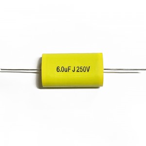 Aksijalni filmski kondenzator 6.0uF 250V