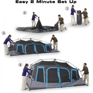 Outdoor Foldable Camping Tent for 8 Person