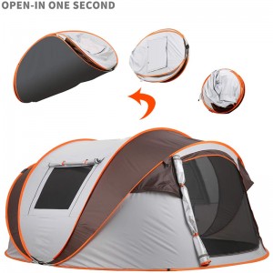 4 Seasons Dome Custom Tent Pop Up Automatic for 3-4 Person