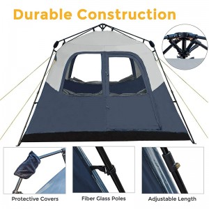 Portable Waterproof Family Fishing Tents 6 Person Camping