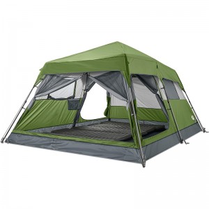 Outdoor 6-8 Person Camping Tent Picnic Cabin Tent Instantg