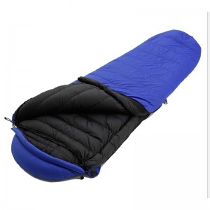 polyester with zipper sleeping air bag fluffy