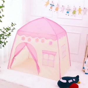 Fabric Children Playhouse Kids Play Tent Princess Castle Large Teepee Tent