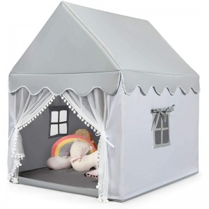 Indoor Toy House Solid Wood Children Castle Fairy Tent Large Kids Play Tent Playhouse