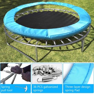 Outdoor & Indoor Jumping Safety Enclosure Net 50 inch Mini Children Trampoline for Kids