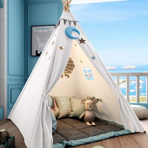 Foldable Children Playhouse Indoor Toy Tent Play Game Gift Teepee Play Tent for Kids
