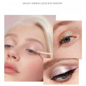 Shimmer Liquid Eyeshadow Vegan Makeup Eyes Cosmetics 18 colors Private Label Shinning Liquid Glitter Eye shadow