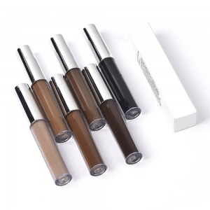 Private Label Brow Tint Makeup Kit 6 Color Long Lasting Waterproof Eyebrow Gel with Brush