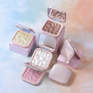 Custom Face Body Glow 8 color Private Label Single shimmer Bronzer Powder Makeup Highlighter