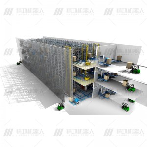 Tiered warehouse system