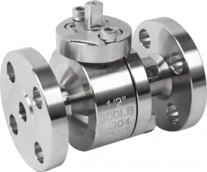 High pressure stainless steel ball valve
