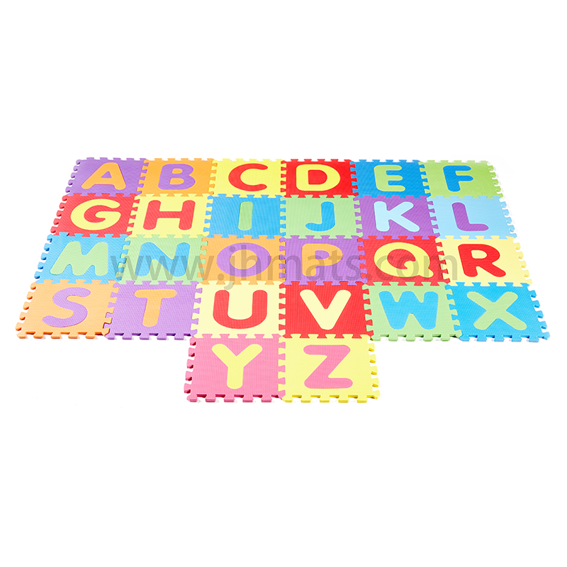 Children’s cartoon alphanumeric puzzle mat eva foam crawling mat Featured Image