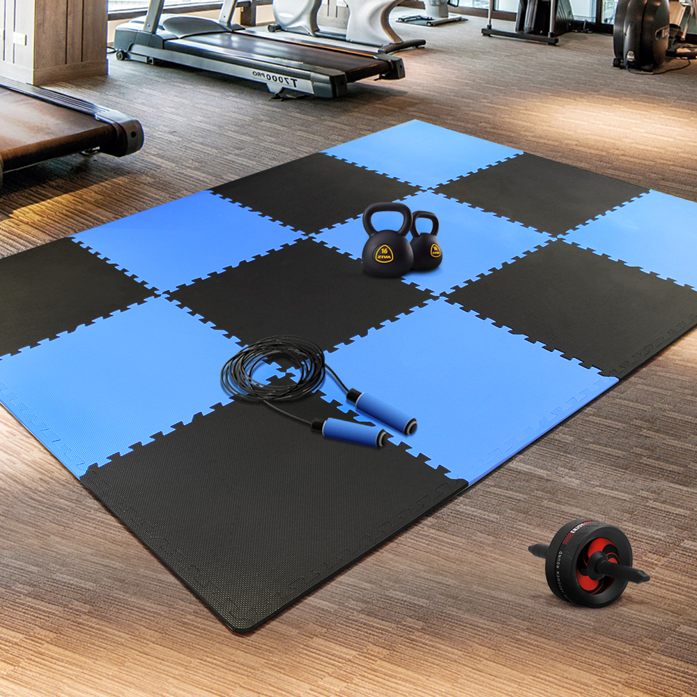 Gym Mats Exercise Mat for Floor Workout Mat Foam Floor Tiles for Home Gym Equipment Garage