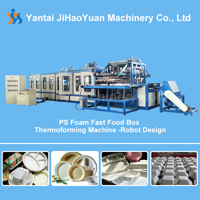 PS Foam Fast Food Box Thermoforming Machine -Robot Design Featured Image