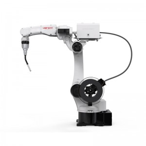 6 ašių MIG MAG suvirinimo roboto diapazonas 1500 mm su suvirinimo aparatu