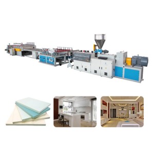 Wpc pvc foam board manufacturing line