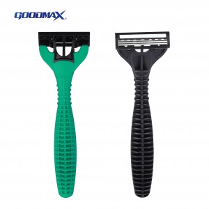 Maquinilla de afeitar segura de triple lámina Goodmax SL-3104TL para uso doméstico desbotable