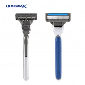 Ручка з цинкового сплаву 3 леза для чоловіків Shaving Barber Face System Razor 8301