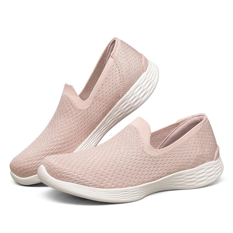 ODM Casual Shoe Manufacturer –  China Maker Casual Sport Shoes Lady Slip On Breathable Pink Loafer Woman Shoes Summer Flat Casual – Jianer