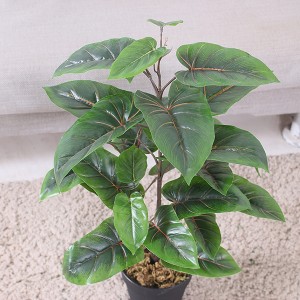 Tvornička umjetna bonsai umjetna taro biljka
