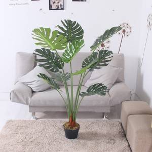 인공 몬스 테라 식물 새로운 디자인 뜨거운 판매