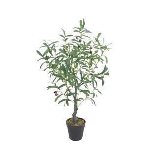 Pianta artificiale di bonsai di olivo artificiale