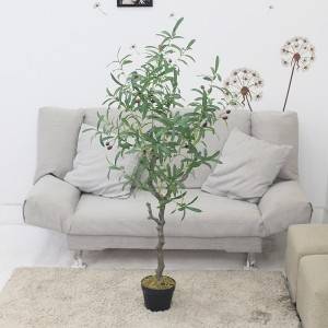 Pjanta artifiċjali tal-bonsai tas-siġra taż-żebbuġ artifiċjali