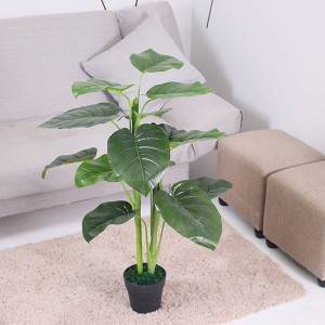 Artificial scindapsus aureus tree plant bonsai eyenziweyo