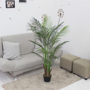 Jaunākais mākslīgās palmas plastmasas palmu augs mājas dekorēšanai