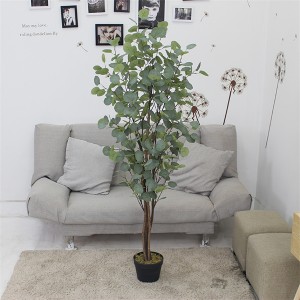 Milieuvriendelijke kunstmatige eucalyptusplant PE takken kunstplant