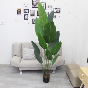 Гаряча розпродаж штучна ялинка 180 см бананове дерево мандрівника пластикова пальма для домашнього прикраси торгового центру продаж супермаркету