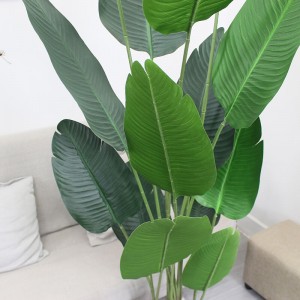 Indoor Grote boom Nep Paradijsvogel Decoratie Plant Plastic Kunstmatige Reiziger Bananenboom