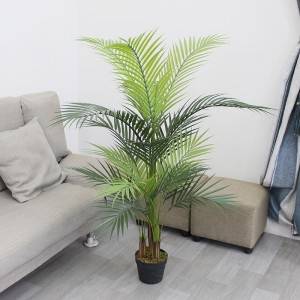 Pianta artificiale dei bonsai della palma artificiale all'aperto