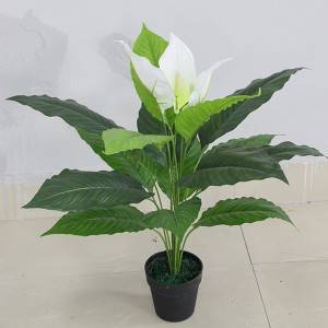 2020 Yiwu China lēti karsti pārdod mākslīgo anthuirum augu koku dekorēšanai
