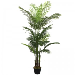 Vendita calda di palme artificiali per a decorazione di u giardinu di casa 150cm piante di palme artificiali per a vendita di u centru cummerciale
