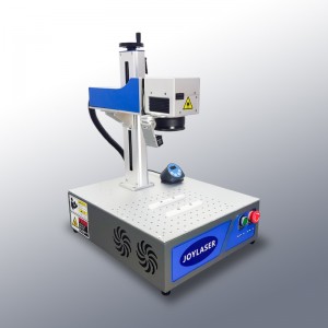 Máquina de marcação a laser de fibra óptica de mesa com foco automático