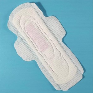 Bantalan Menstruasi Disposable awéwé période nganggo Napkin Sanitary Gaya Jangjang Bantalan Saniter awéwé