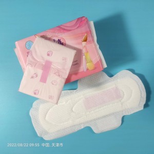 Мекани памучни улошци за хигијенске улошке за жене за једнократну употребу са функционалним чипом за анион крила