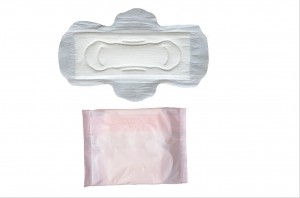 Almohadilla menstrual de algodón puro con olor súper absorbente de 245 mm de hixiene feminina toalla sanitaria de anión