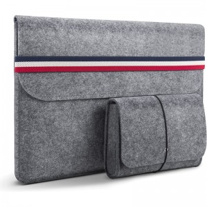JI HANG Защитно покритие за лаптоп Филцова чанта за таблет с малка торбичка за аксесоари от филц