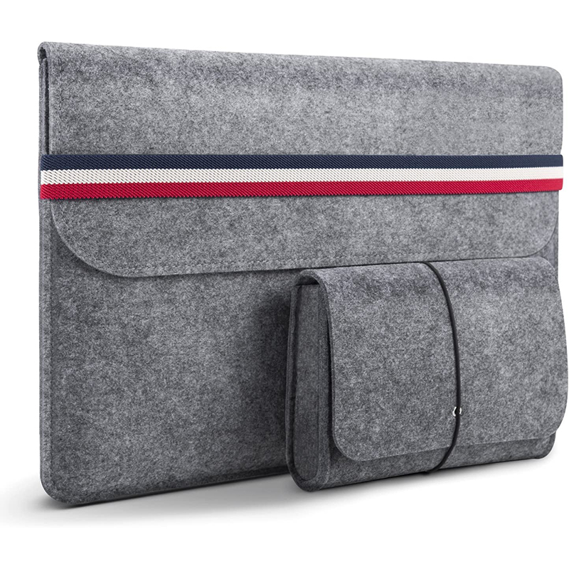 JI HANG Laptop protection cover felt tablet bag nga adunay gamay nga felt accessory bag