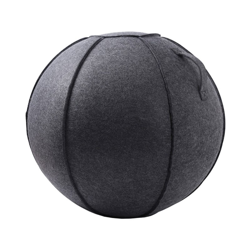 New felt yoga ball cover gray fitness ball cover suitable for fitness ball balance ball foldable cover