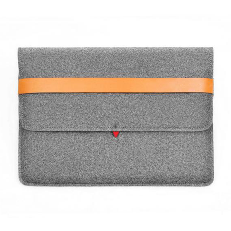 El mercat nord-americà de venda calenta de fàbrica personalitzada a l'engròs bossa d'ordinador bossa d'ordinador portàtil bossa de feltre disseny de moda masculina